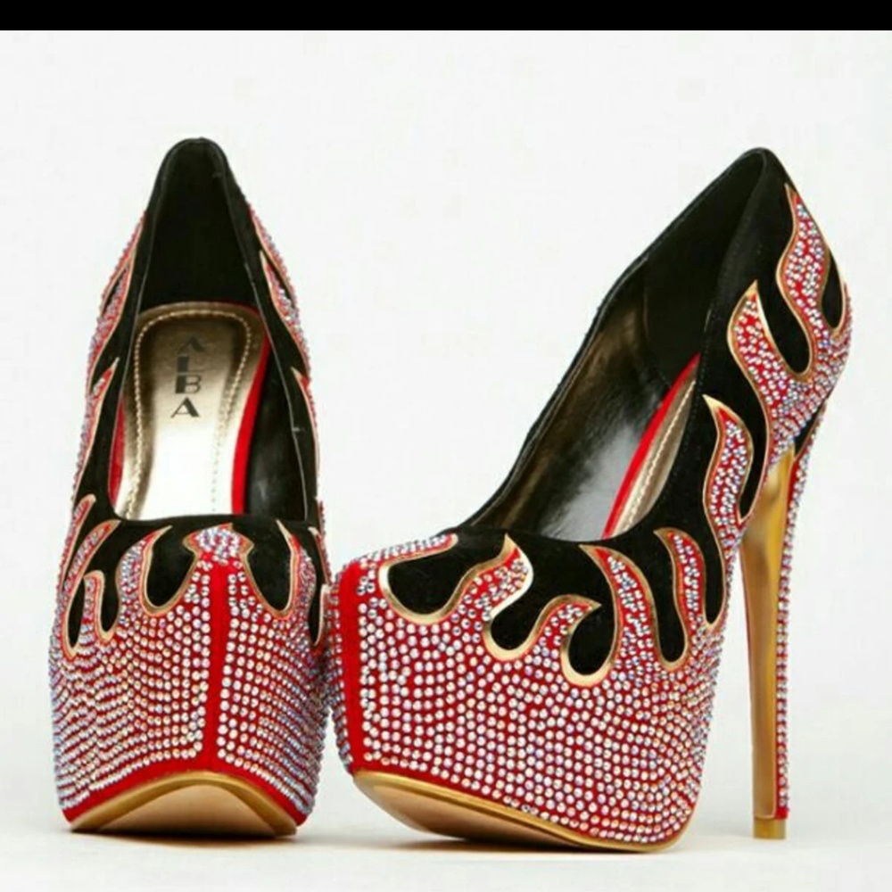 Platform stiletto heels